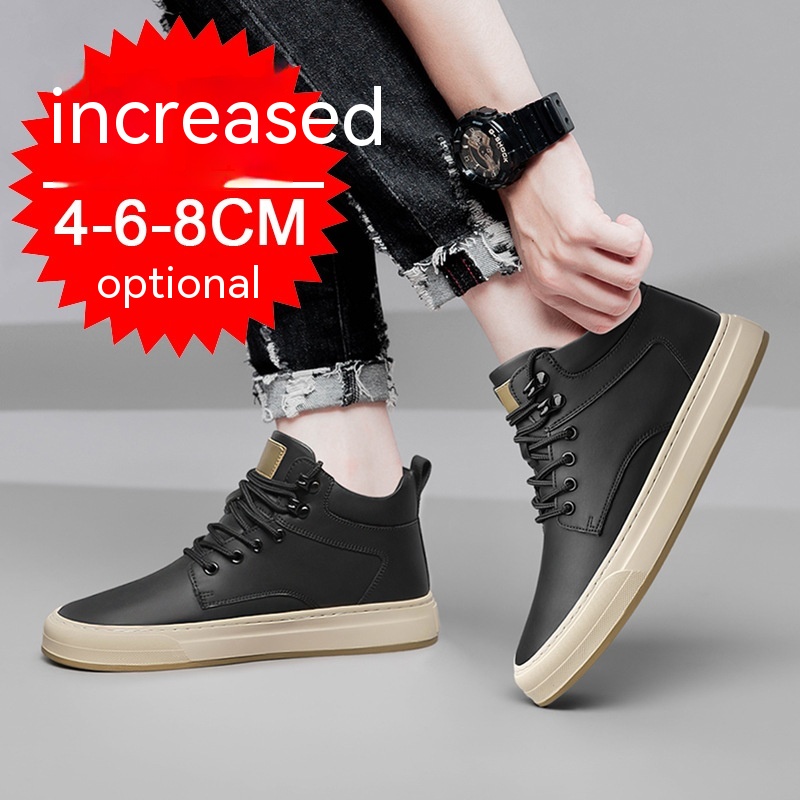 Men's Shoes British Fashion Casual Invisible Height-increasing Shoes foto 2