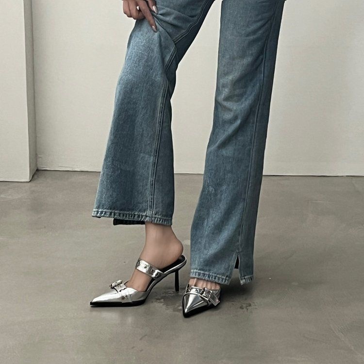 Women's Summer High-Heel Rubber All-Match Shoes foto 2