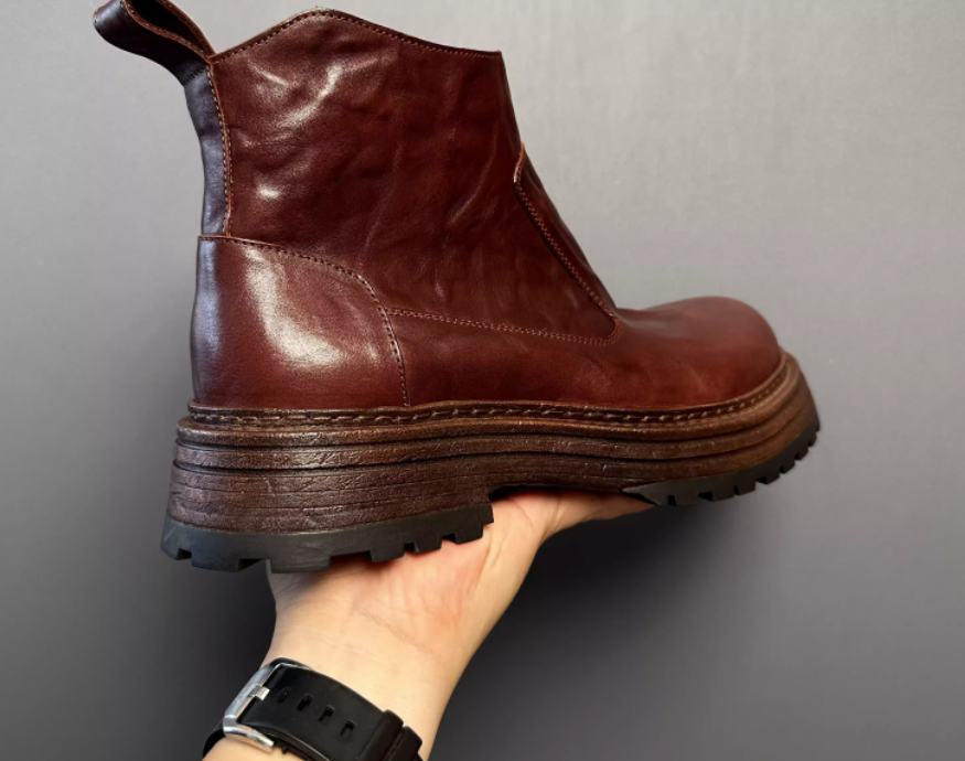 Retro Chelsea Men's Winter Worker Boot Mid-top British foto 3
