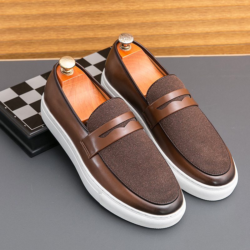 Breathable All-match Casual Men's Shoes Low Cut Loafers foto 3