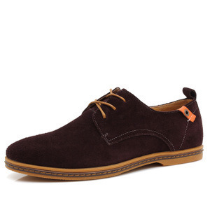 Men's Suede Lace-up Leather Shoes foto 5