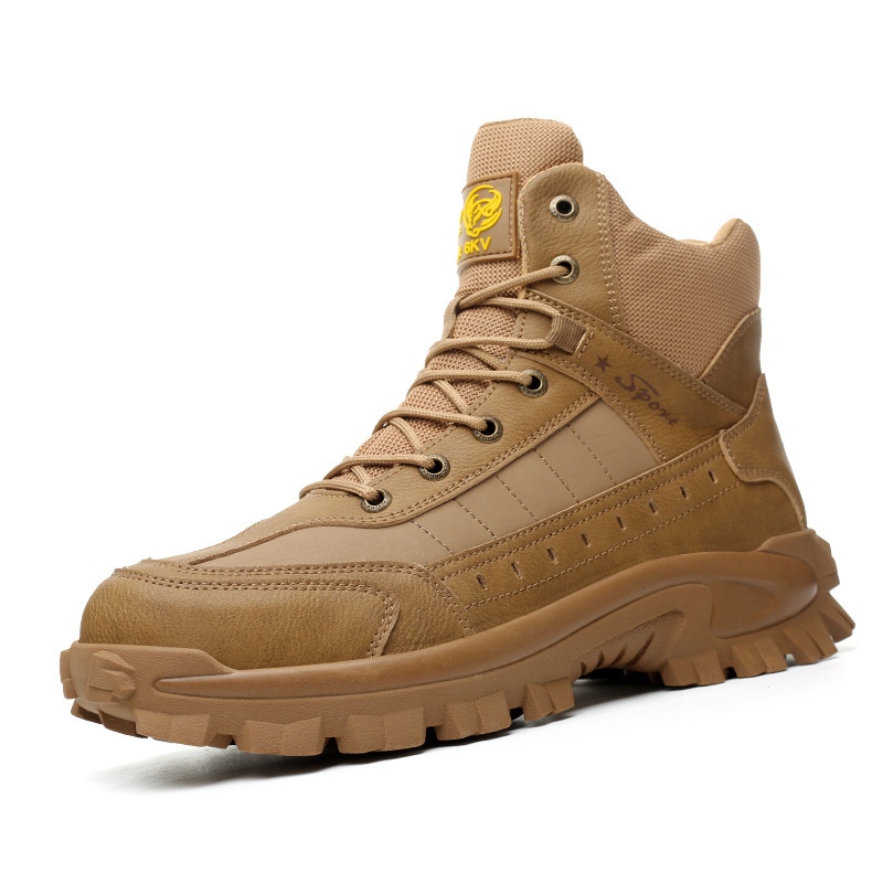 Winter Wool Protective Shoes Men's Anti-smashing Plastic Toe Cap Protective Footwear foto 3