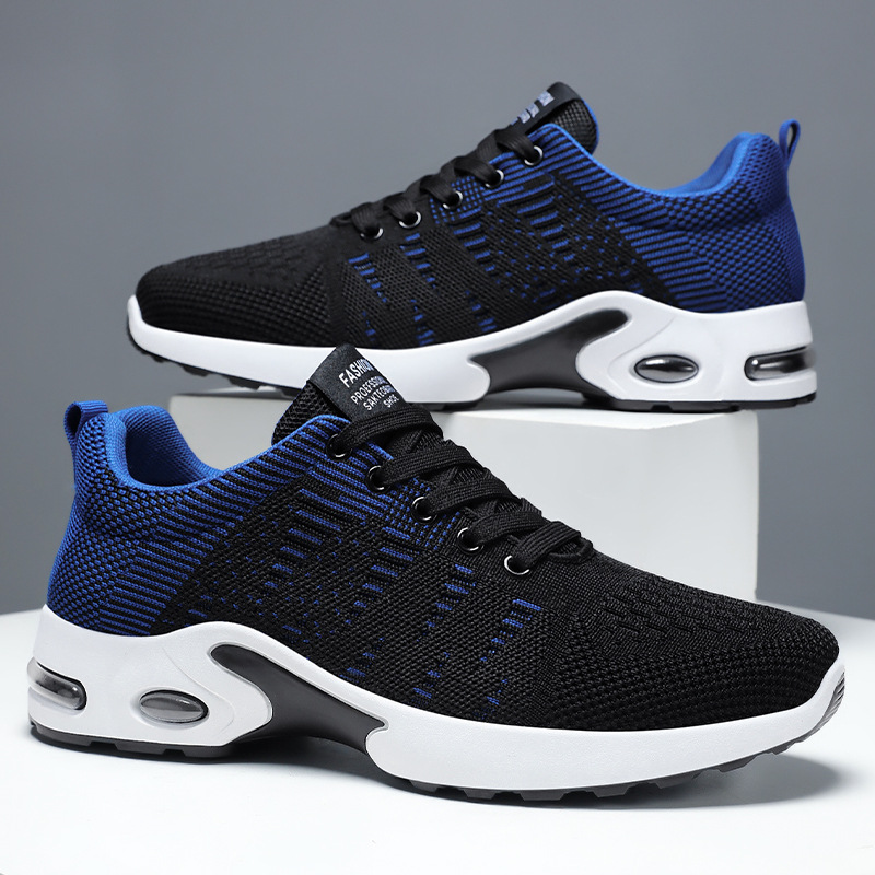 Men's Flyknit Mesh Breathable Casual Soft Sole Sneakers foto 2